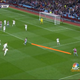 Alan Hutton inexplicably chose to cross here, and almost certainly hit it out of play